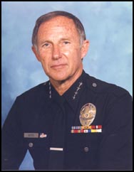 LAPD Police Chief Daryl F. Gates
